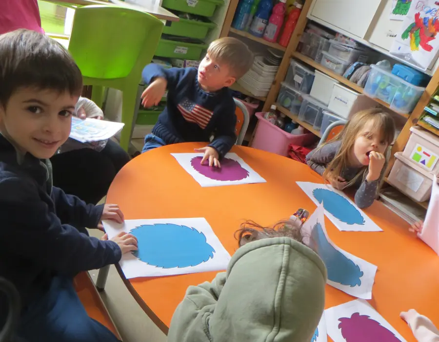 Une classe de l’école bilingue